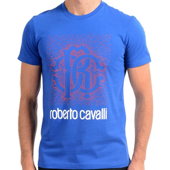 royal blue graphic tee mens
